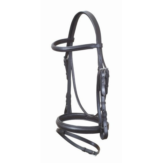 Bridle Hanoverian Leather Academy Black-Ascot Saddlery-The Equestrian