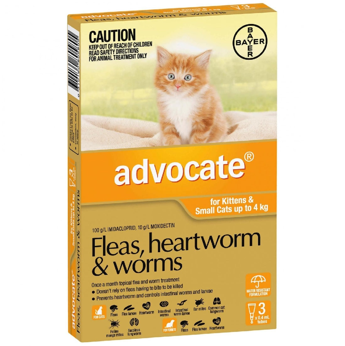 Advocate Cat Under 4kg Small 3 Pack-Ascot Saddlery-The Equestrian