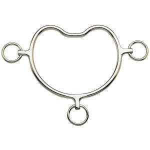 Anti Rearing Bit Port Mouth Stainless Steel-Ascot Saddlery-The Equestrian