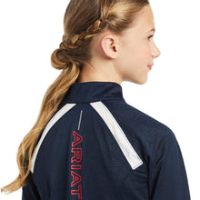 Child's Team SP22 Ariat Baselayer Sunstopper 2.0 Team 1/4 Zip-Ascot Saddlery-The Equestrian