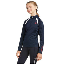Child's Team SP22 Ariat Baselayer Sunstopper 2.0 Team 1/4 Zip-Ascot Saddlery-The Equestrian