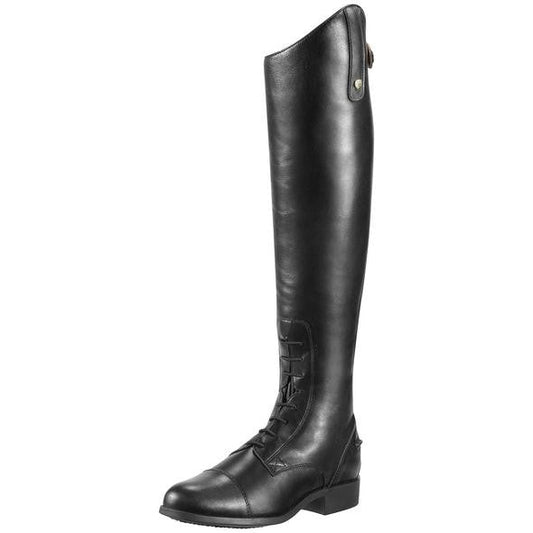 Boots Tall Ariat Field Heritage Contour Black Mens-Ascot Saddlery-The Equestrian