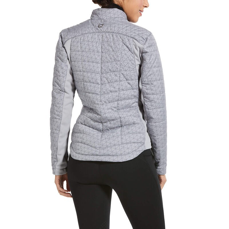 Ariat Jacket Volt 2.0 Reflective Insulated Silver W21 Ladies-Ascot Saddlery-The Equestrian