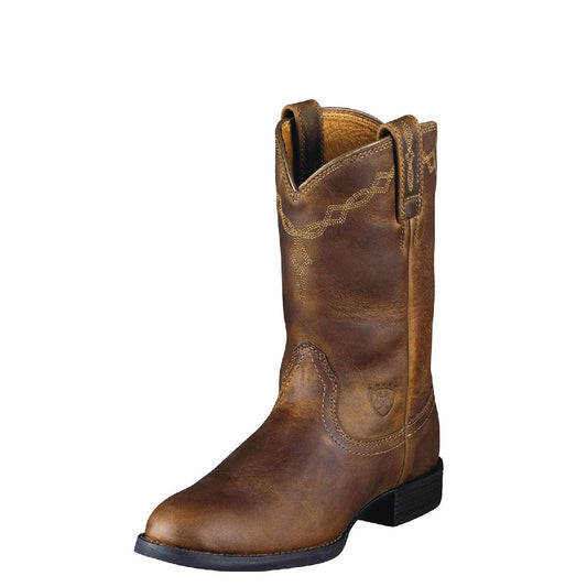 Roper Boots Ariat Heritage Brown Ladies-Ascot Saddlery-The Equestrian