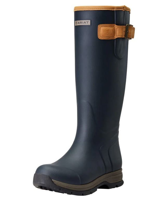 Ariat Tall Boots Burford Insulated Navy Ladies-Ascot Saddlery-The Equestrian