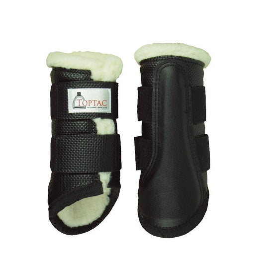 Toptac Fleece Tendon Boots-Trailrace Equestrian Outfitters-The Equestrian