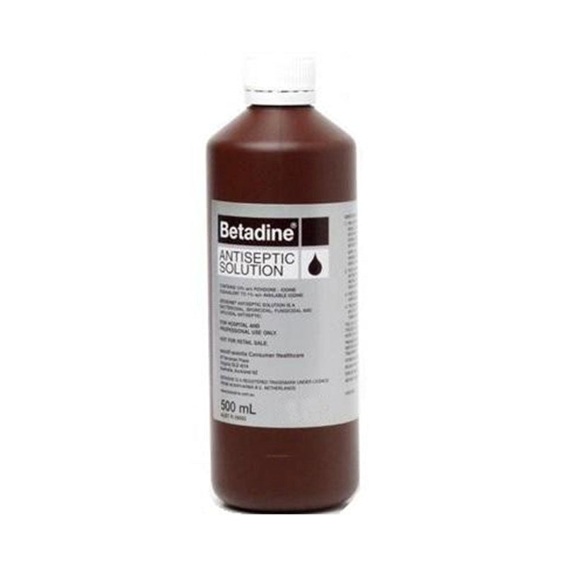 Betadine Solution 500ml-Trailrace Equestrian Outfitters-The Equestrian