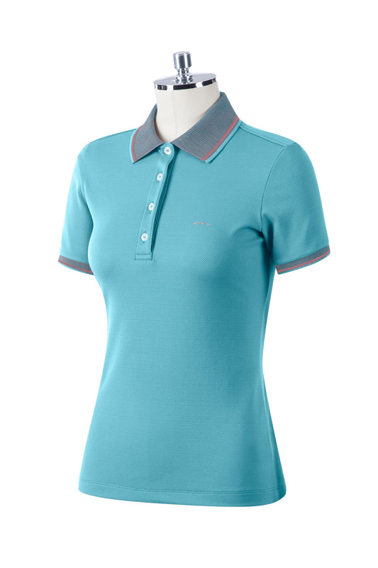 Animo BRANCIO Ladies Polo Top-Dapple EQ-The Equestrian