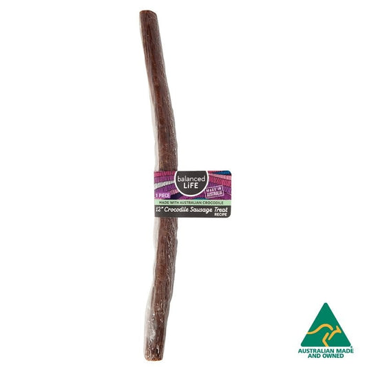 Balanced Life Treat Crocodile Sausage 12inch-Ascot Saddlery-The Equestrian