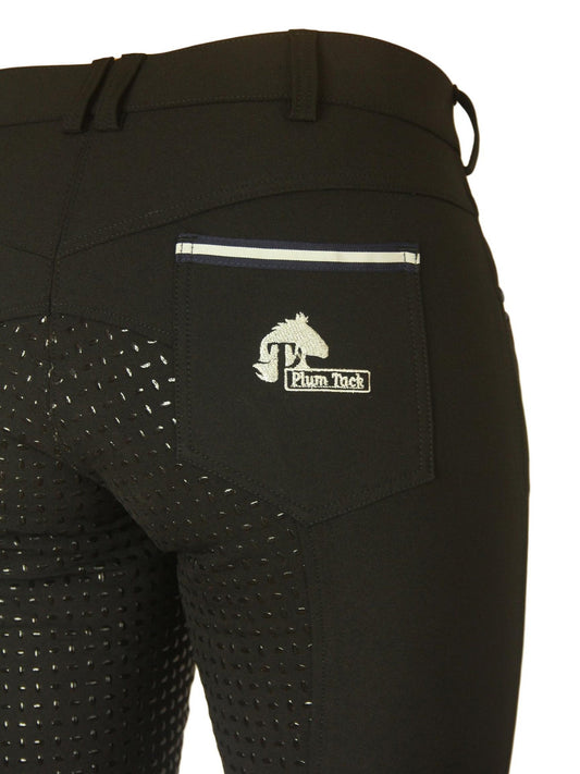 Bamboo Breeches in Black. Sizes 6 to 28-Plum Tack-The Equestrian