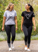 Tights Bare Equestrian Performance Riding Grey Python-Ascot Saddlery-The Equestrian