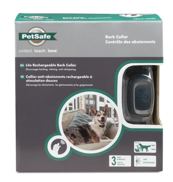 Bark Collar Static Rechargeable Lite Petsafe-Ascot Saddlery-The Equestrian