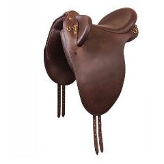 Bates Kimberley Heritage Stock Saddle Cair Classic Brown-Ascot Saddlery-The Equestrian