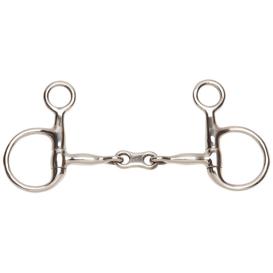 Baucher Snaffle French Mouth Stainless Steel-Ascot Saddlery-The Equestrian