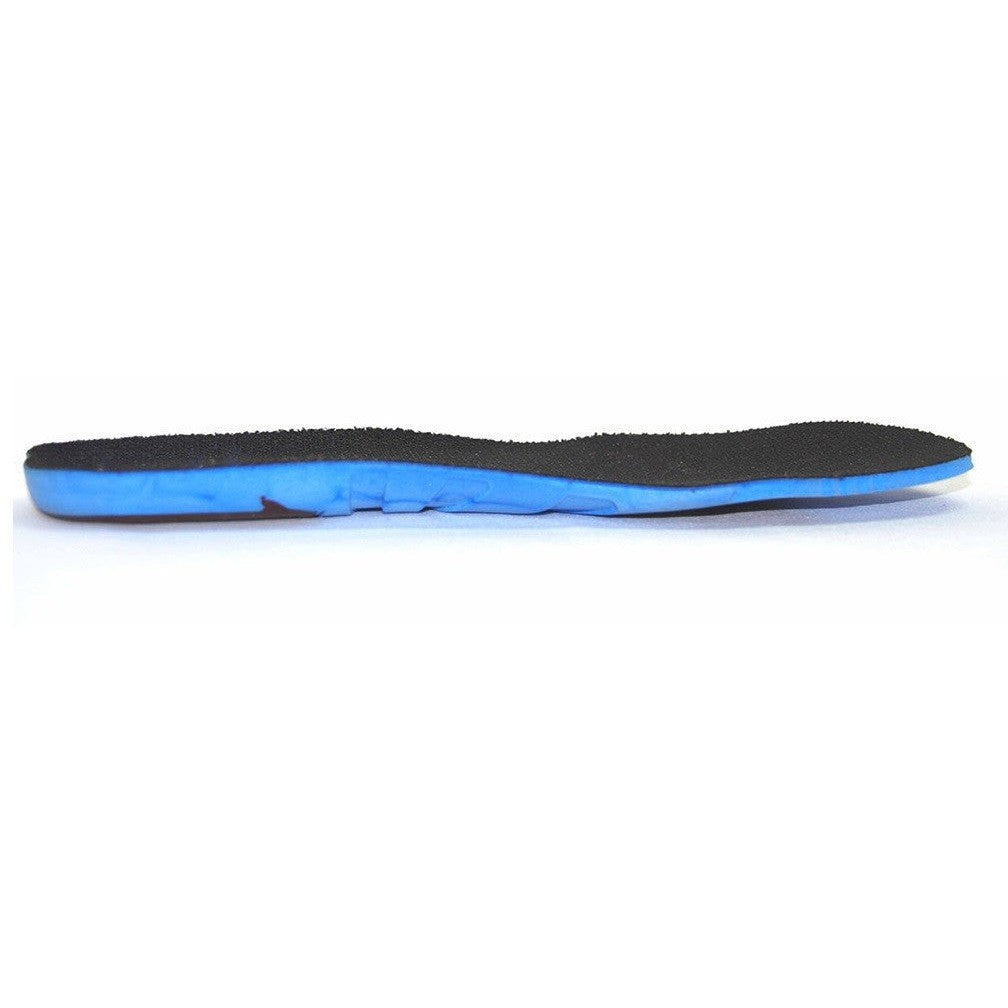 Baxter Boots blue orthotic insole on a white background.
