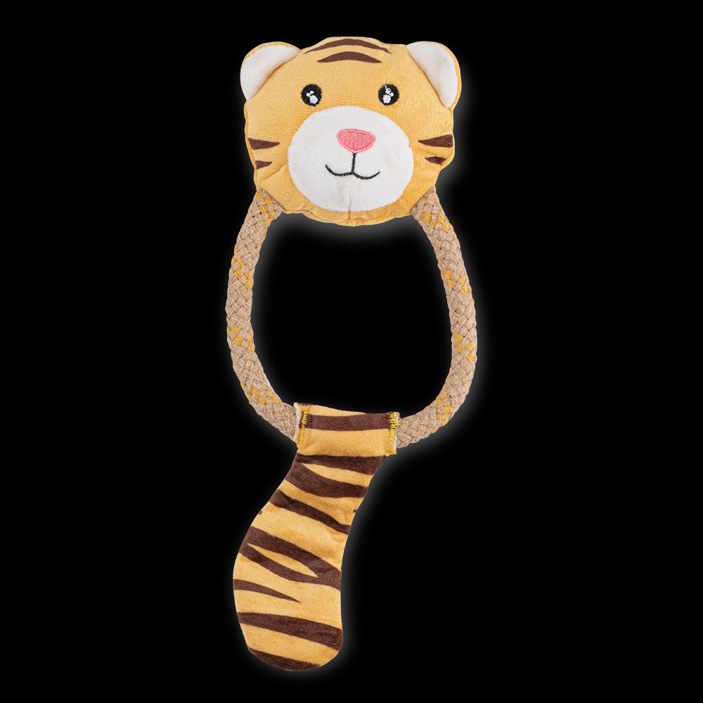 Beco Dog Toy Dual Material Tiger-Ascot Saddlery-The Equestrian