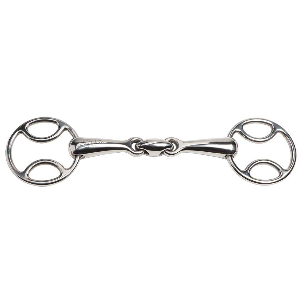 Bevel Bit Training Mouth Stainless Steel-Ascot Saddlery-The Equestrian