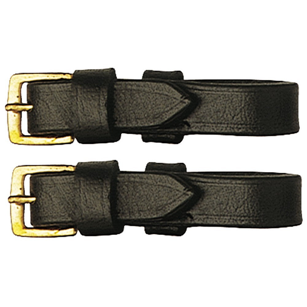 Bit Straps Leather Brown Pair-Ascot Saddlery-The Equestrian
