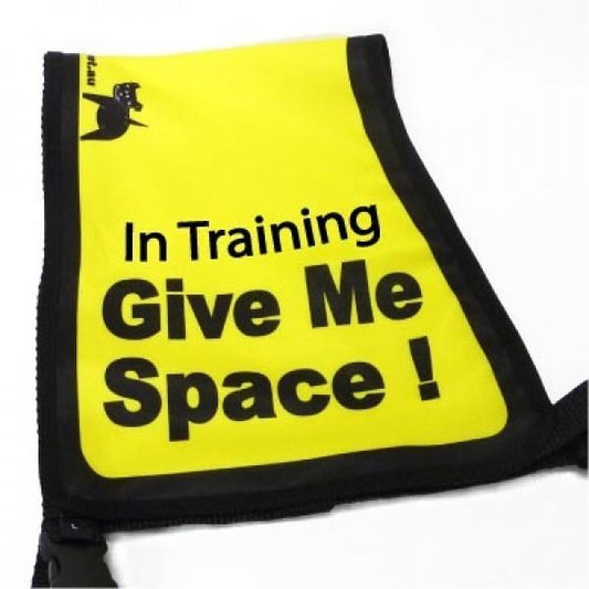 Black Dog "Give Me Space" Awareness Vest for Dogs - X-Small-Lucky Pet Supplies-The Equestrian
