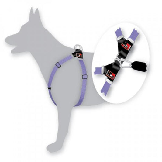 Black Dog Original Step-in Dog Halter Harness - Large - Purple-Lucky Pet Supplies-The Equestrian