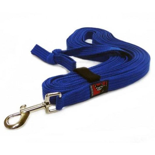 Black Dog Tracking Lead for Recall Training - 11 meters - Regular Width - Blue-Lucky Pet Supplies-The Equestrian