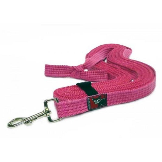 Black Dog Tracking Lead for Recall Training - 11 meters - Regular Width - Pink-Lucky Pet Supplies-The Equestrian