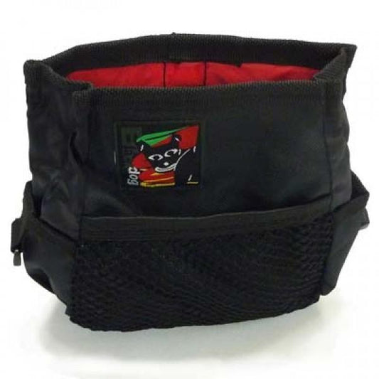 Black Dog Treat & Training Tote Bag with Adjustable Belt - Black-Lucky Pet Supplies-The Equestrian