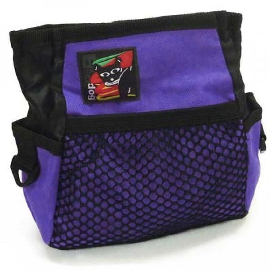 Black Dog Treat & Training Tote Bag with Adjustable Belt - Purple-Lucky Pet Supplies-The Equestrian