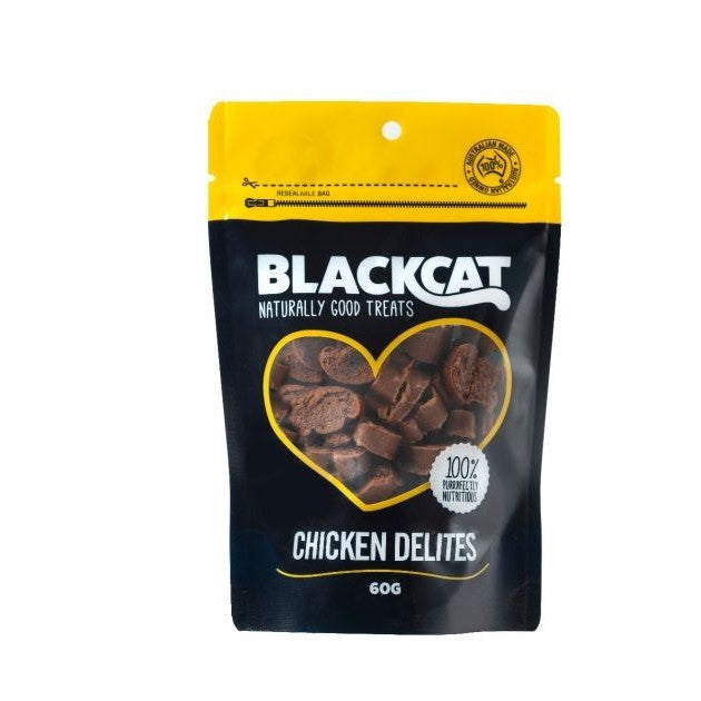 Blackcat Cat Treat Chicken Delites 60gm-Ascot Saddlery-The Equestrian