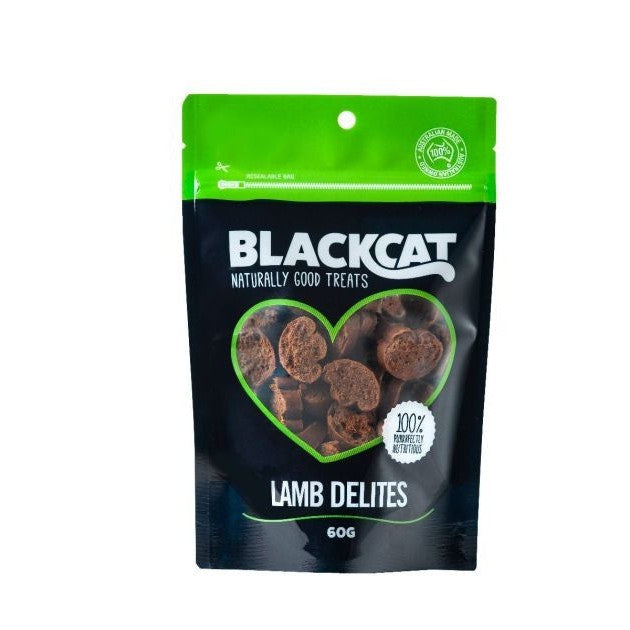 Blackcat Cat Treat Lamb Delites 60gm-Ascot Saddlery-The Equestrian
