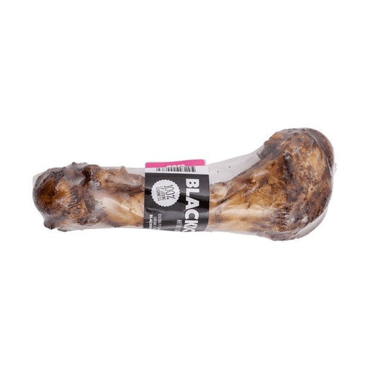 Blackdog brand large smoked dog bone on a white background.