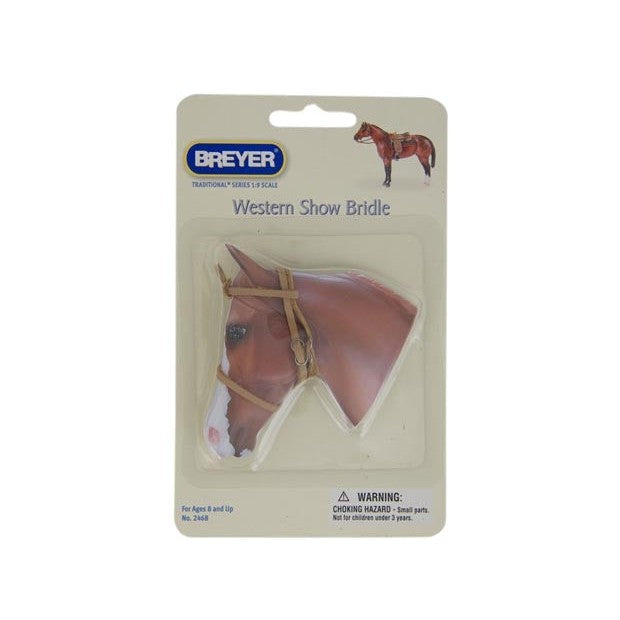 Breyer Horse Toys Western Show Bridle packaging on white background.