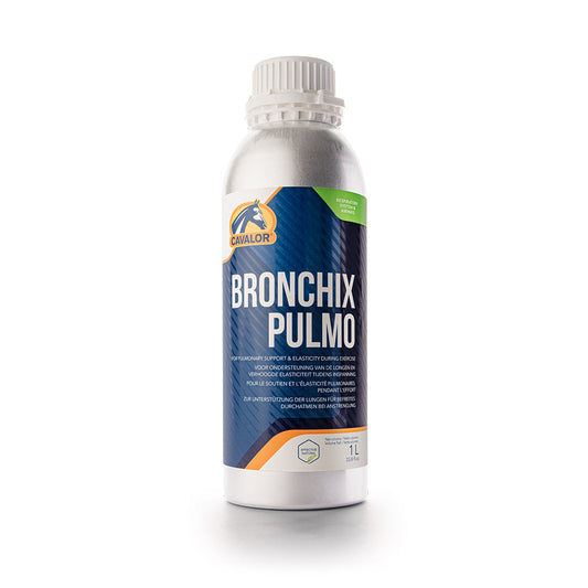 Cavalor Equicare Bronchix Pulmo bottle for pulmonary support, 1 liter.