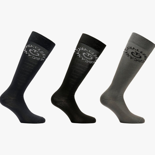 Cavalleria Toscana CT Orbit Sock - 3 Pack-Trailrace Equestrian Outfitters-The Equestrian