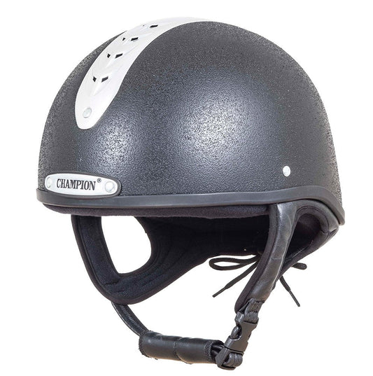 Helmet Champion Vent Air Jockey Black-Ascot Saddlery-The Equestrian