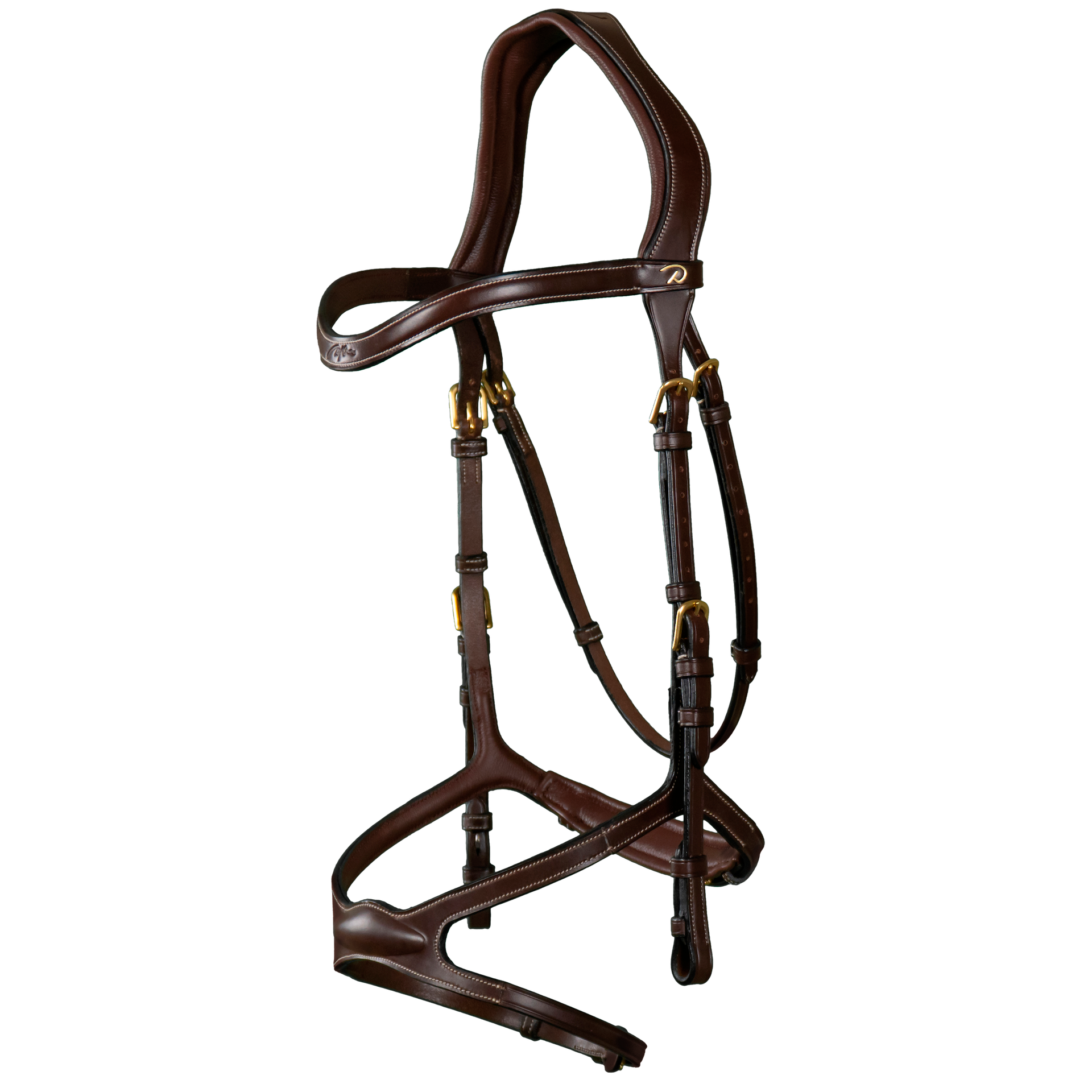 Dy'on X-Fit Bridle Brown Full D Collection-Little Equine Co-The Equestrian