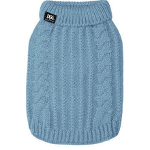 Dgg Knitwear Chunky Fluffy Sky Blue-Ascot Saddlery-The Equestrian