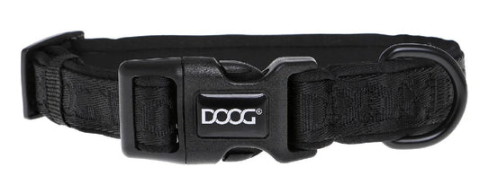 Doog Dog Collar Neosport Neoprene Black-Ascot Saddlery-The Equestrian