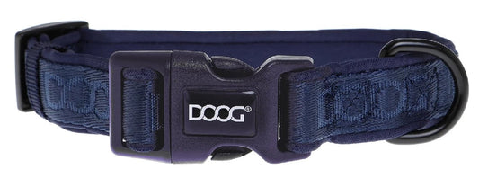 Doog Dog Collar Neosport Neoprene Navy-Ascot Saddlery-The Equestrian