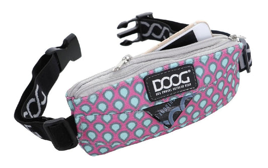 Doog Walkie Belt Luna Pink With Tear Drops Mini-Ascot Saddlery-The Equestrian