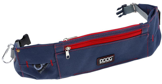 Doog Walkie Belt Navy & Red-Ascot Saddlery-The Equestrian