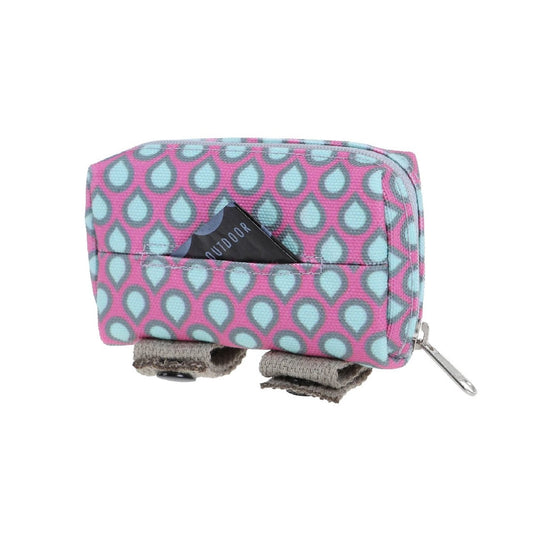 Doog Walkie Pouch Luna Pink With Tear Drops-Ascot Saddlery-The Equestrian