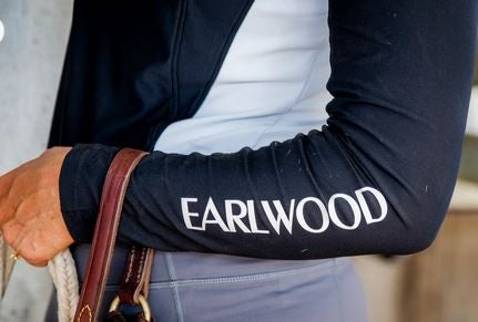 Shirt Earlwood Ava Sunshirt Long Sleeve Black & Grey-Ascot Saddlery-The Equestrian