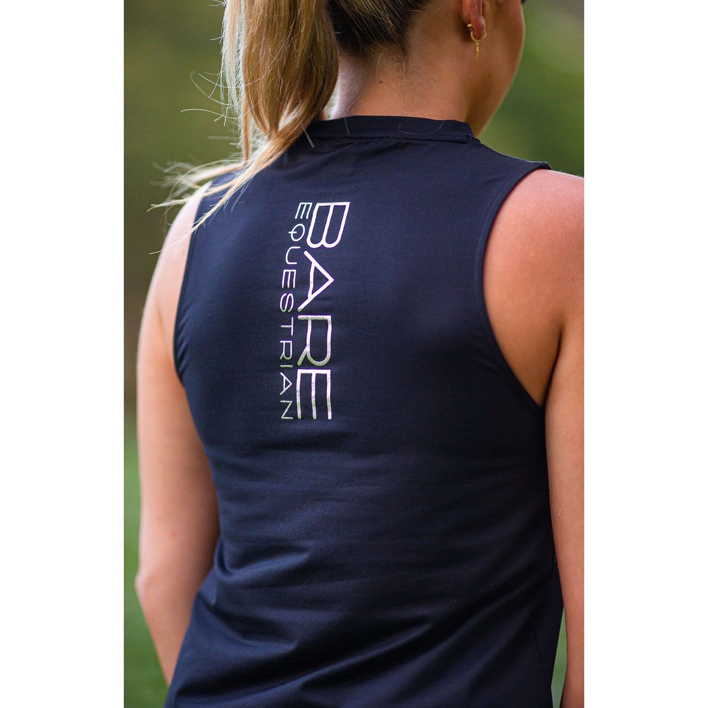 BARE ECOLUXE - Recycled Tank - Foil Logo-Trailrace Equestrian Outfitters-The Equestrian