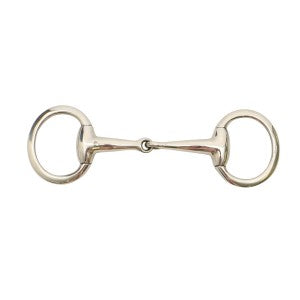 Eggbutt Snaffle Thick Jointed Mouth Stainless Steel-Ascot Saddlery-The Equestrian