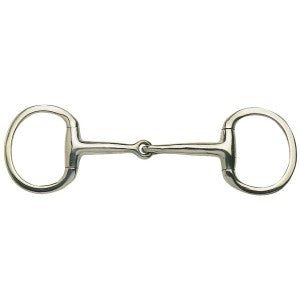 Eggbutt Snaffle Thin Jointed Mouth Stainless Steel-Ascot Saddlery-The Equestrian