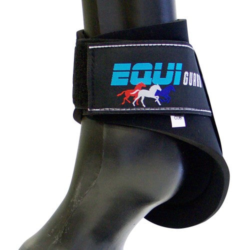 Equiguard Fetlock Hind Boots Black-Ascot Saddlery-The Equestrian