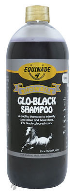 Shampoo Equinade Glo Black 1litre-Ascot Saddlery-The Equestrian