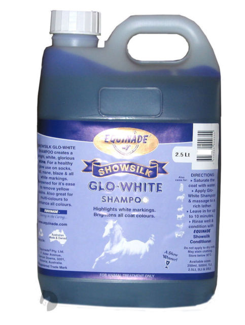 Shampoo Equinade Glo White 2.5litre-Ascot Saddlery-The Equestrian