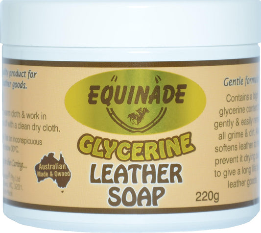 Saddle Soap Glycerine Equinade 220gm-Ascot Saddlery-The Equestrian